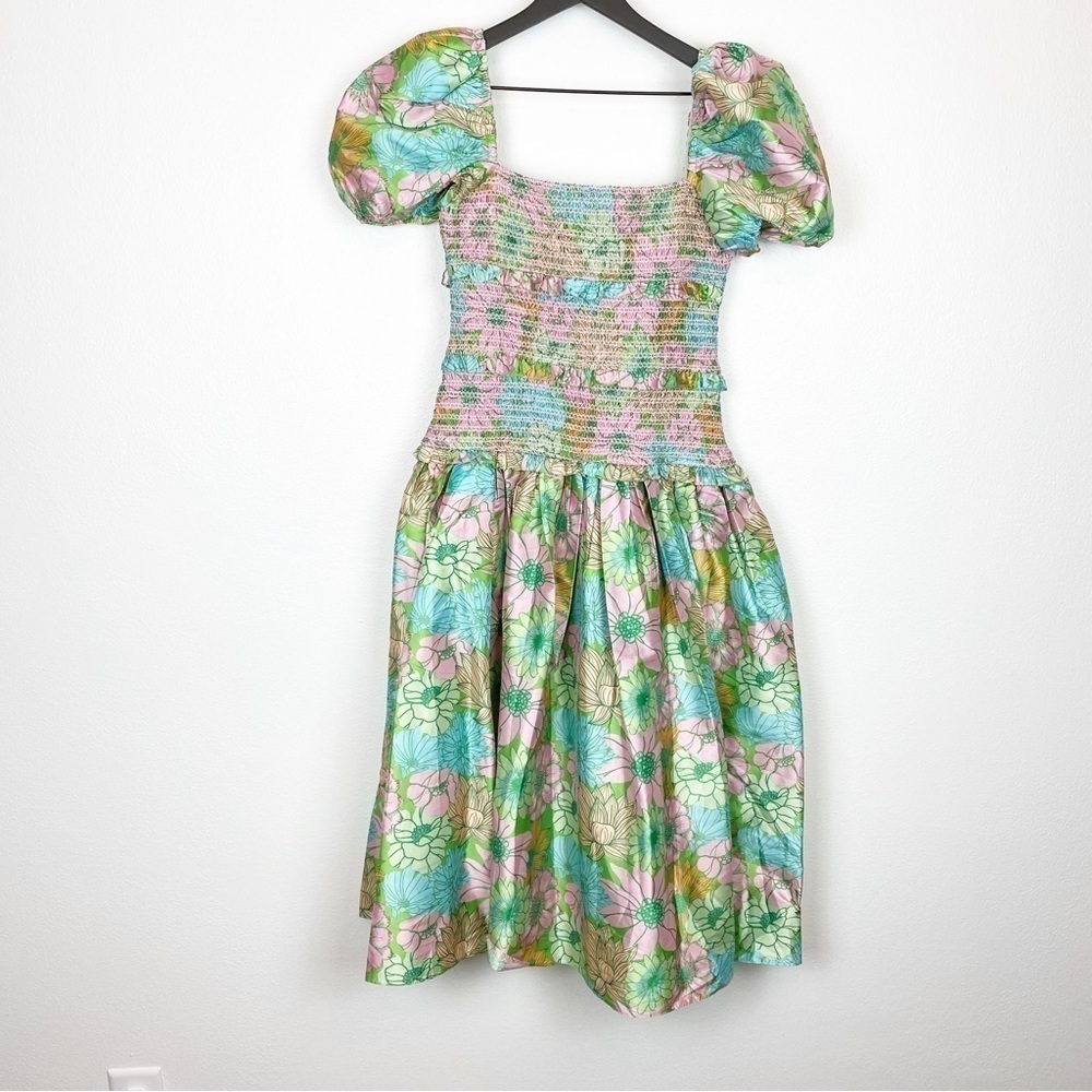 Hemant & Nandita Nadia Puff Sleeve Dress - Picture 5 of 10